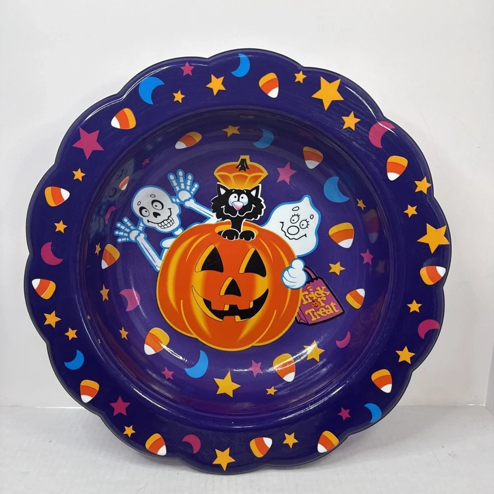 Vintage Ullman Halloween Candy Bowl 14